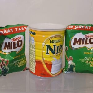 Combo deals Nido milk 900g, milo 400g x2