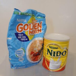 Combo deals Nido Milk 900g and Golden morn 900g
